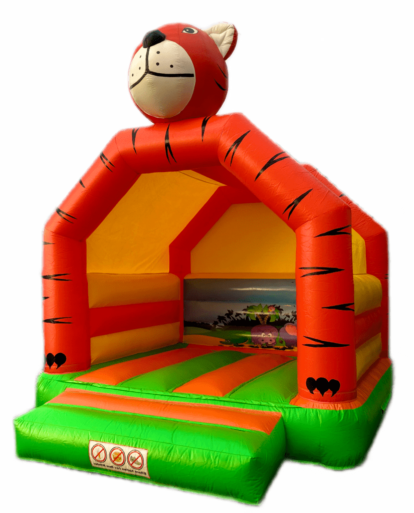 Freigestelltes Bild Hüpfburg Tiger